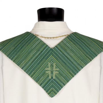 Green Priest Stole with...