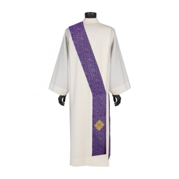 Purple Deacon Stole with...