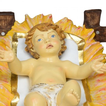 Crib with Baby Jesus...