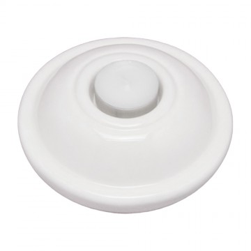 White Candle Holder