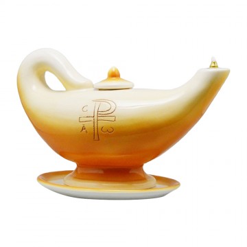 Aladdin lamp in ceramic