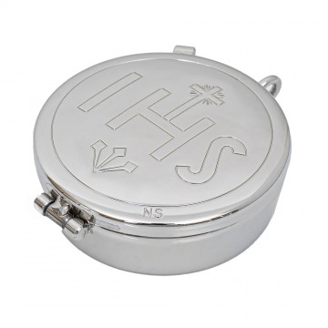 IHS Pyx in Silver-plated Brass