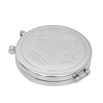 IHS Pyx in Silver-plated Brass