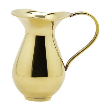 Ewer in Golden Brass