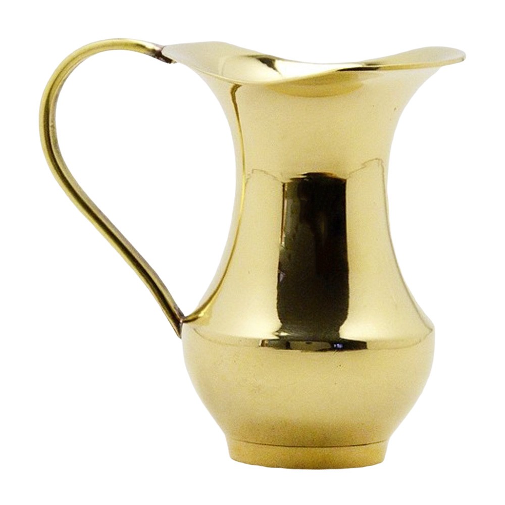 Ewer in Golden Brass 7.5 cm