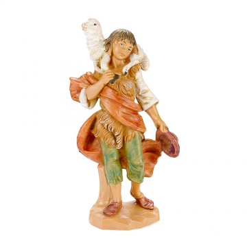 Boy with Lamb Fontanini 11 cm