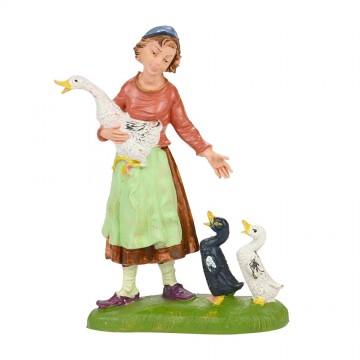 Shepherdess with Gooses...