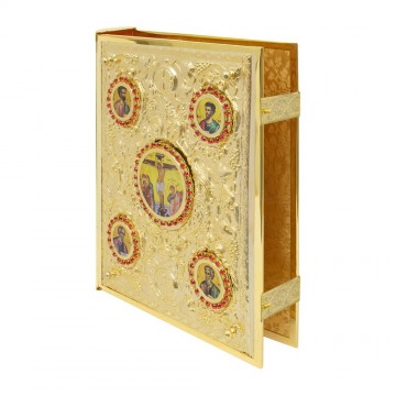 Missal Cover in Golden Brass