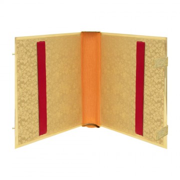 Missal Cover in Golden Brass