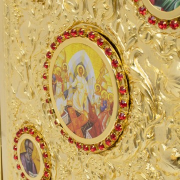 Missal Cover in Golden Brass