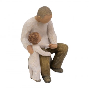 Grandfather Statue Willow Tree