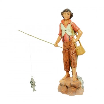 Fisherman with Rod Fontanini