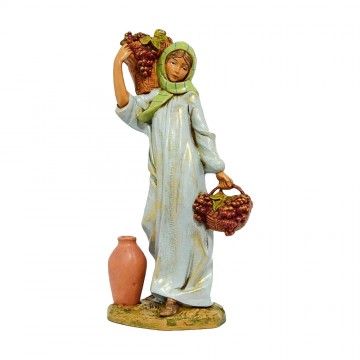 Woman with Fruit Baskets...