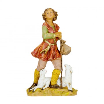 Shepherd with Cane and...