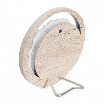 Round Picture in Wood Holy...