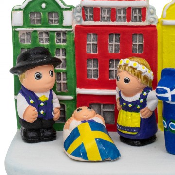 Sweden Nativity Scene in...