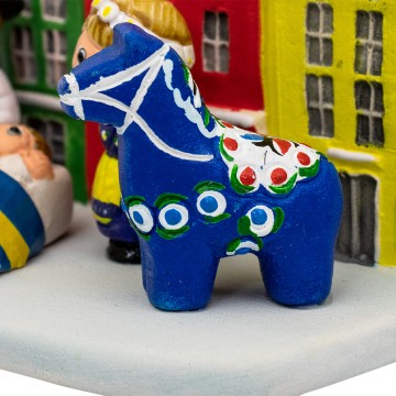 Sweden Nativity Scene in...