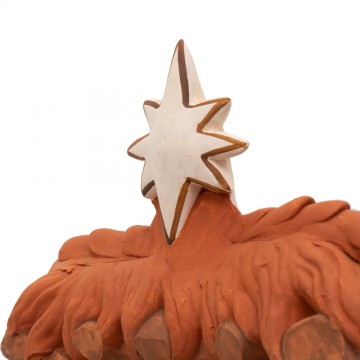 Hut with Nativity in...