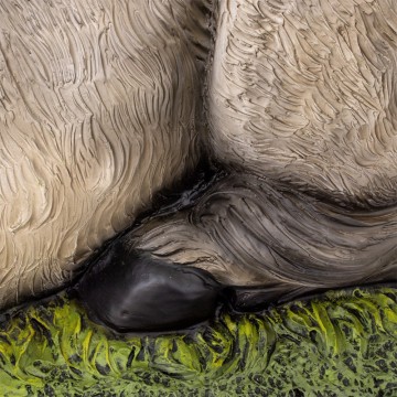 Ox and Donkey in Fiberglass...