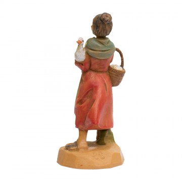 Shepherdess with Basket and...