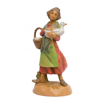 Shepherdess with Basket and...