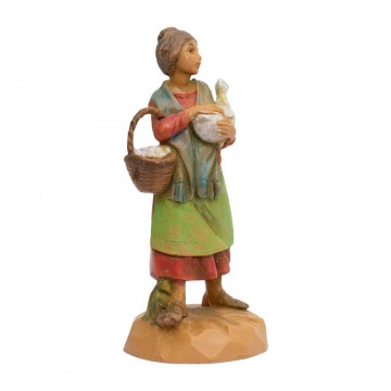 Shepherdess with Basket and...