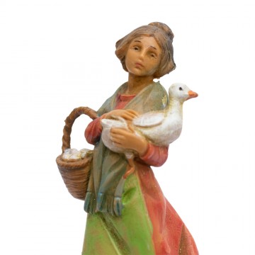 Shepherdess with Basket and...
