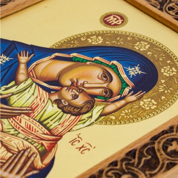 Icon Madonna and Child with...