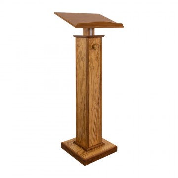 Pedestal Lectern in Olive Wood