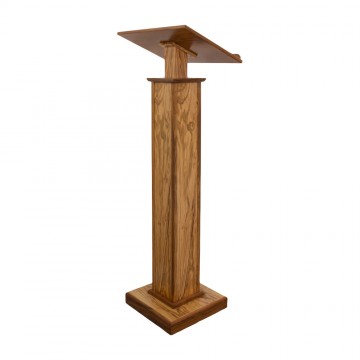 Pedestal Lectern in Olive Wood