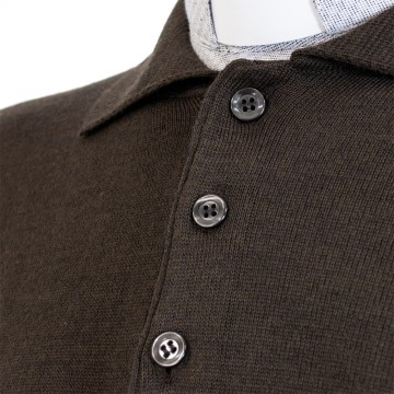 Clergy Polo in Merino Wool...