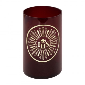 Red Glass for Sanctuary Candle