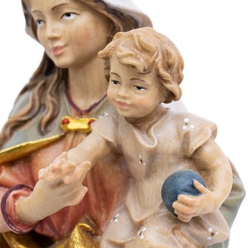 Statue of Virgin Mary with...