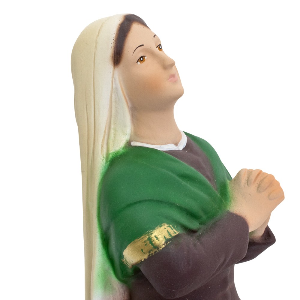 Saint Bernadette statue in resin 23 cm tall