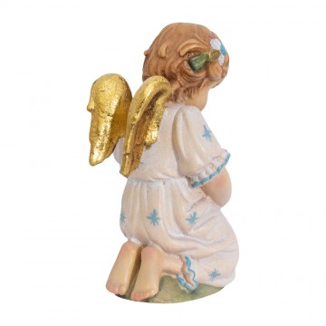 Angel in Wood Light Blue...