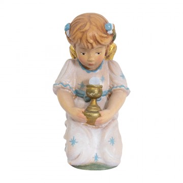Angel in Wood Light Blue...