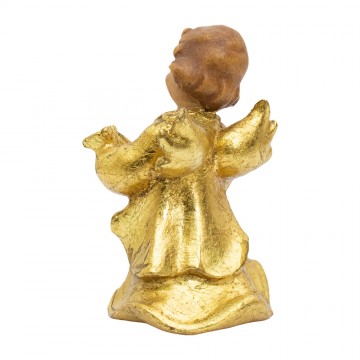 Angel in Wood and Gold Leaf