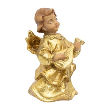 Angel in Wood and Gold Leaf