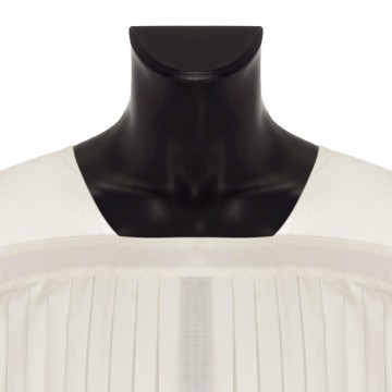 Pleated Surplice in Wool...