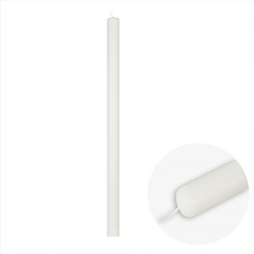 Candle in White Wax 870x29 mm
