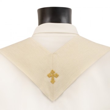 Ivory-colored Chasuble in...