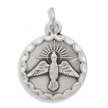 Holy Spirit Medal in Metal