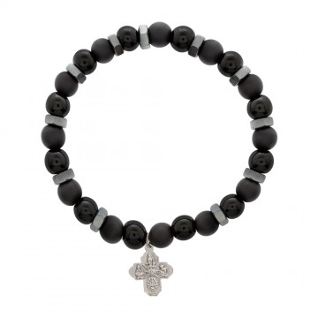 Rosary Bracelet in Frosted...