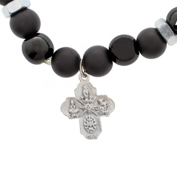 Rosary Bracelet in Frosted...