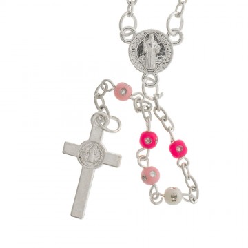 Bottle with Colorful Rosary