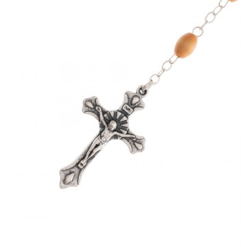 Rosary with Oval Grains in...