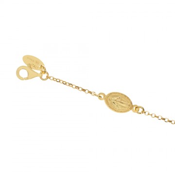 Rosary Bracelet in Silver