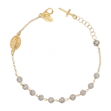 Rosary Bracelet in Silver