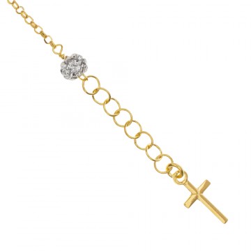 Rosary Bracelet in Silver