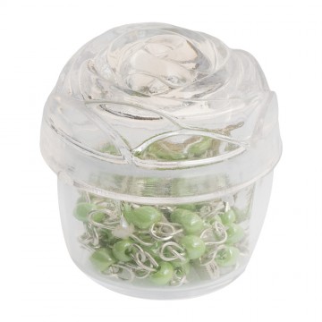 Rosary Case with Green Rosary